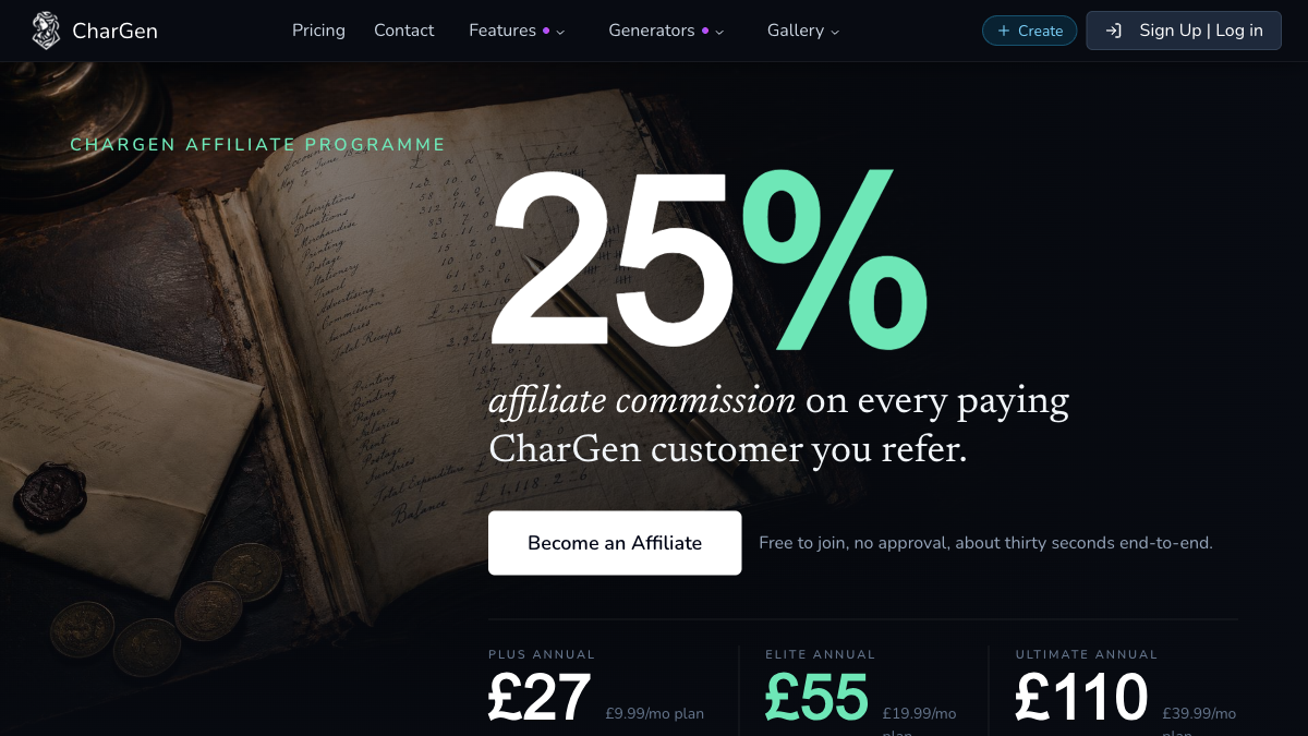 Affiliate Programme is live — earn 25% on every referral