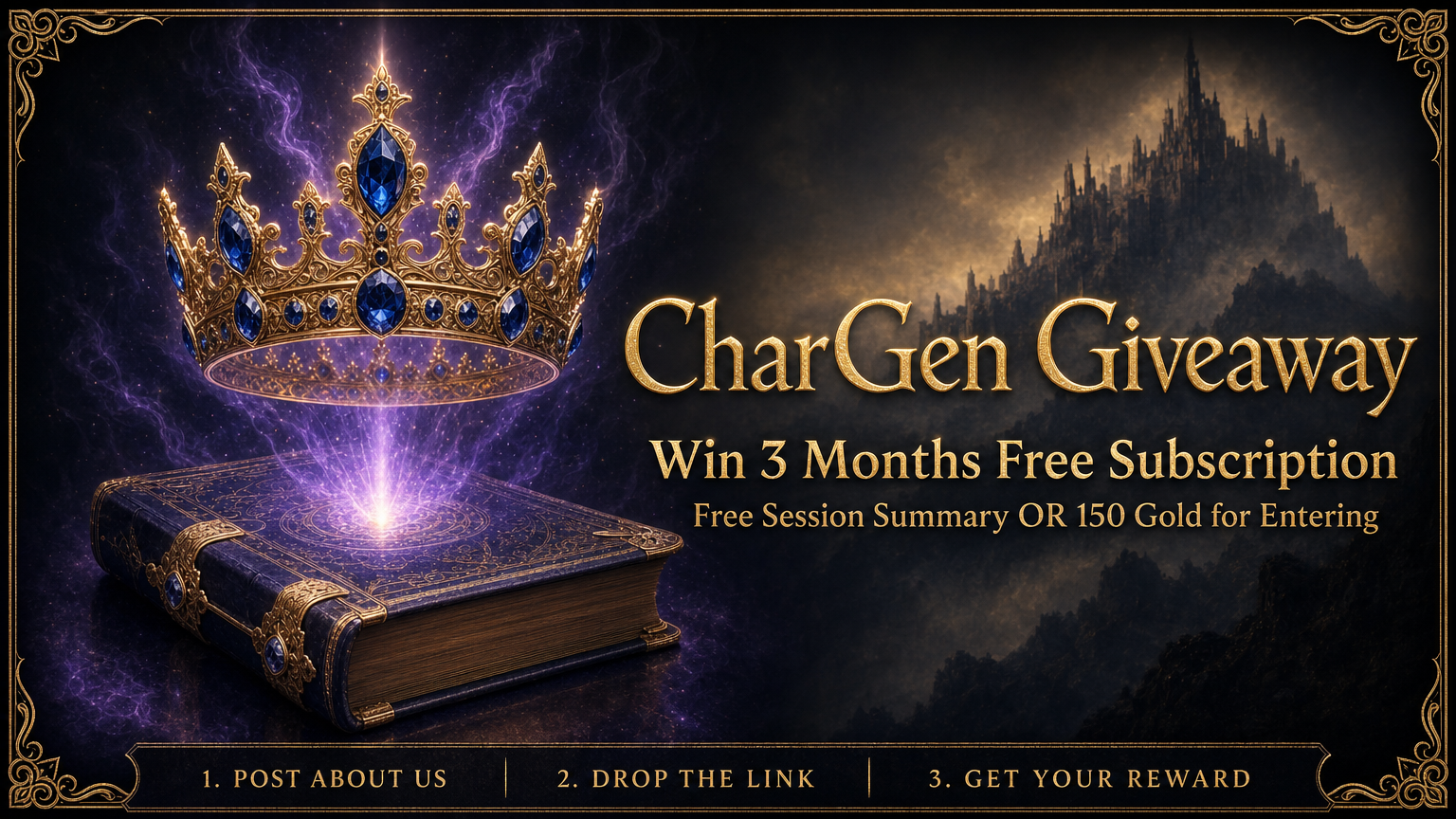 The CharGen Giveaway