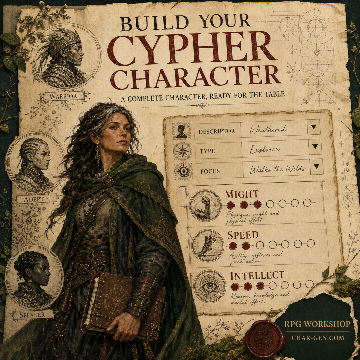 Build Complete Cypher System Characters