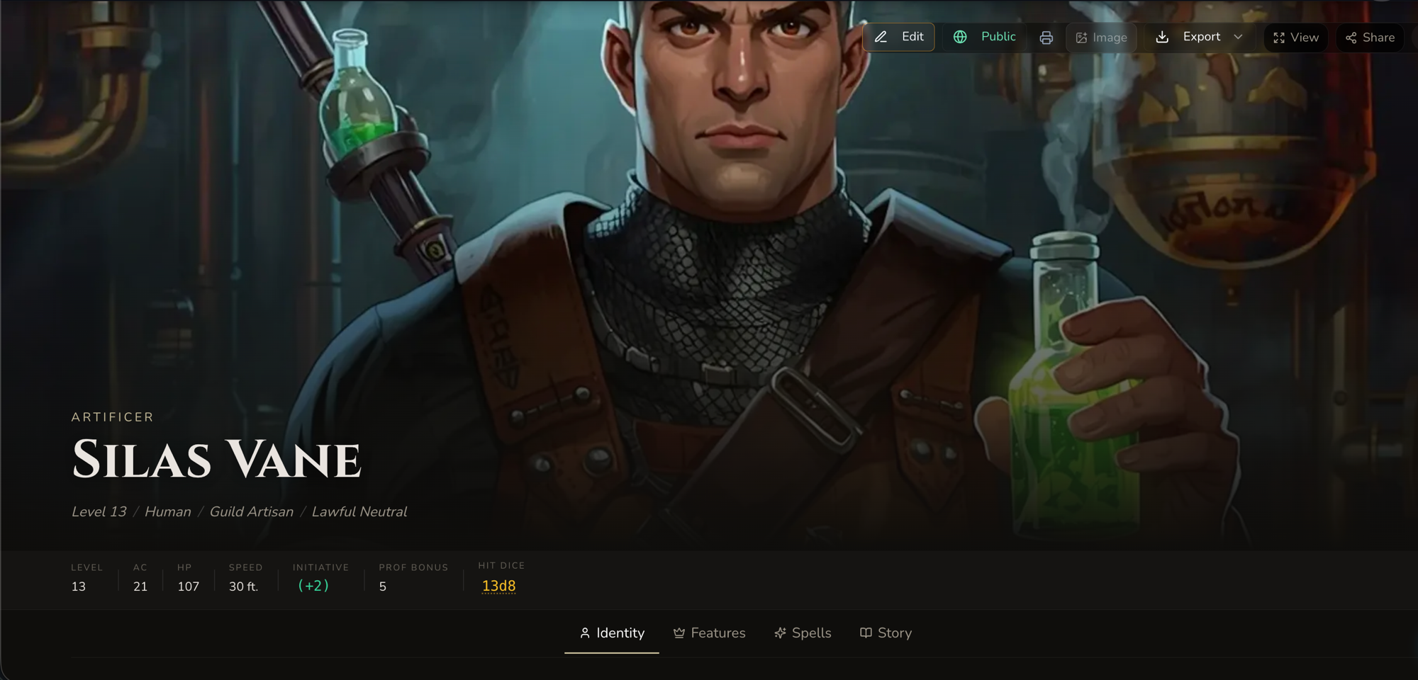 D&D Character Generator & Builder