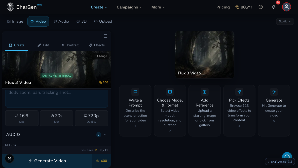 New Video Model: Flux 3 Video, 20-Second Clips