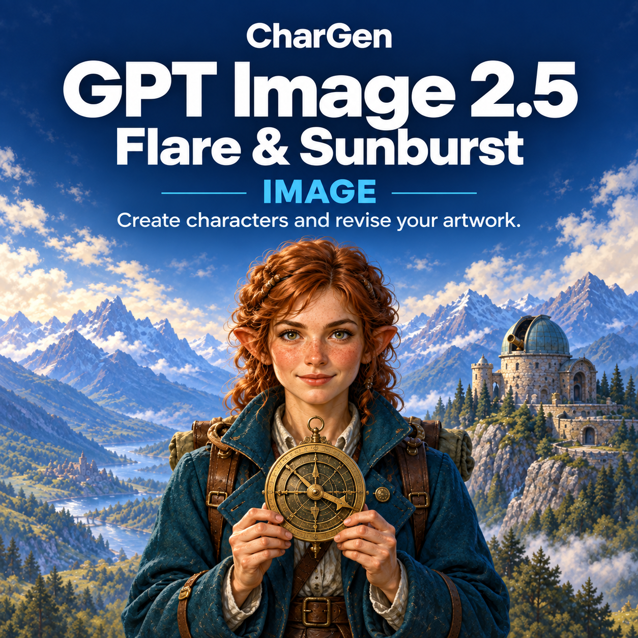 GPT Image 2.5 Flare and Sunburst