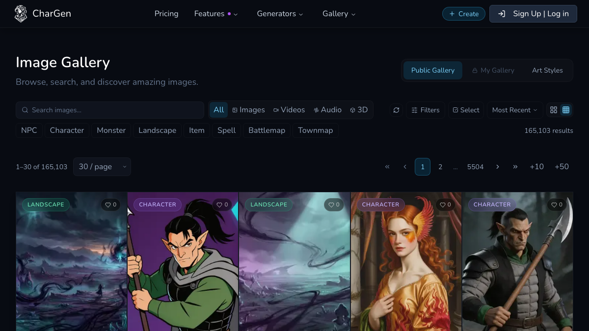 Quick Edit from the Image Showcase