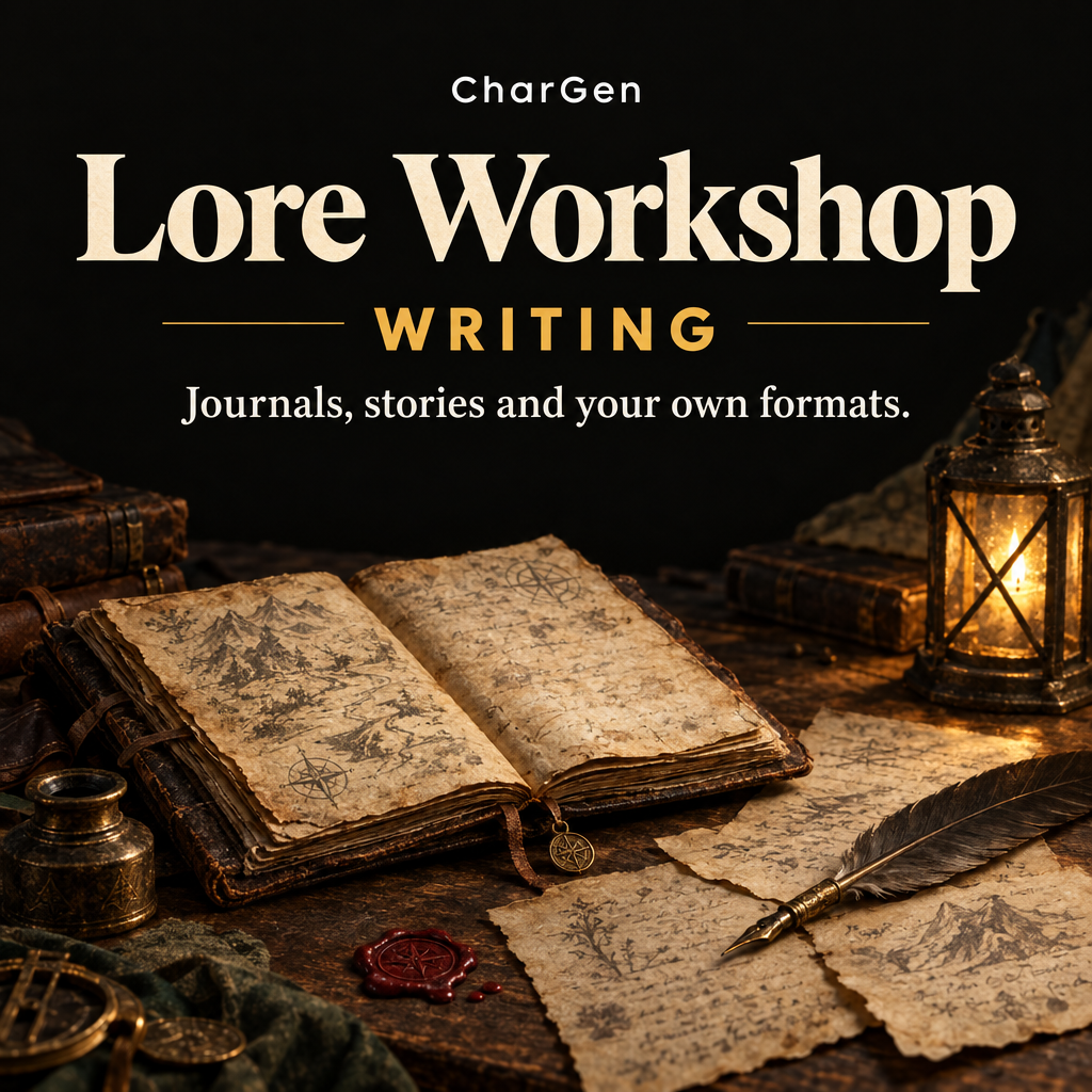 Write journals, stories and custom lore