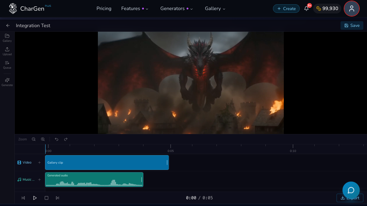 Media Center — Combine Your Clips Into Multi-Scene Videos