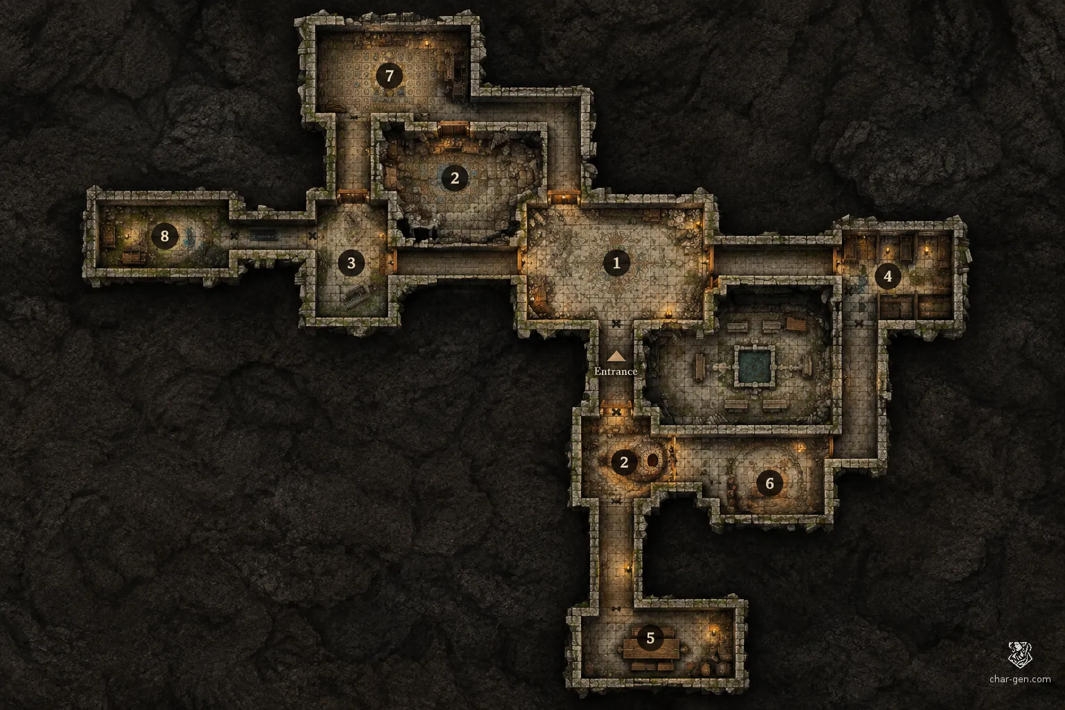 Dungeon battlemap