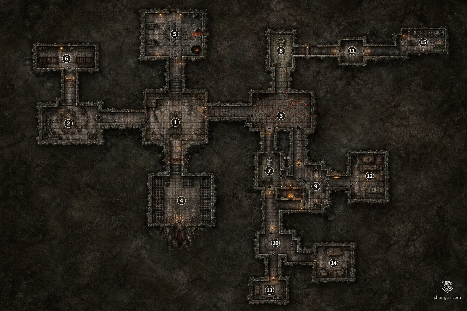 Dungeon battlemap