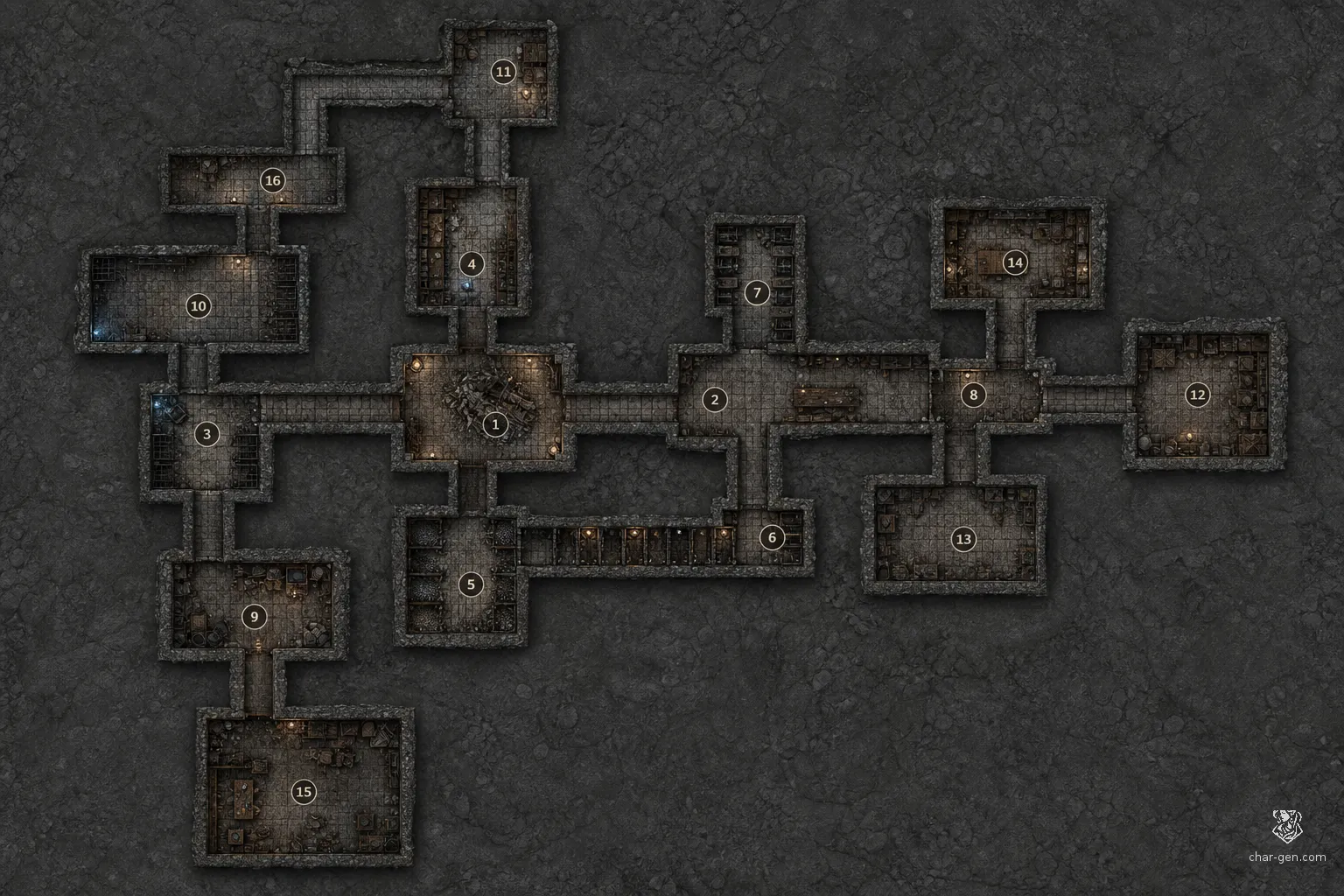 Dungeon battlemap