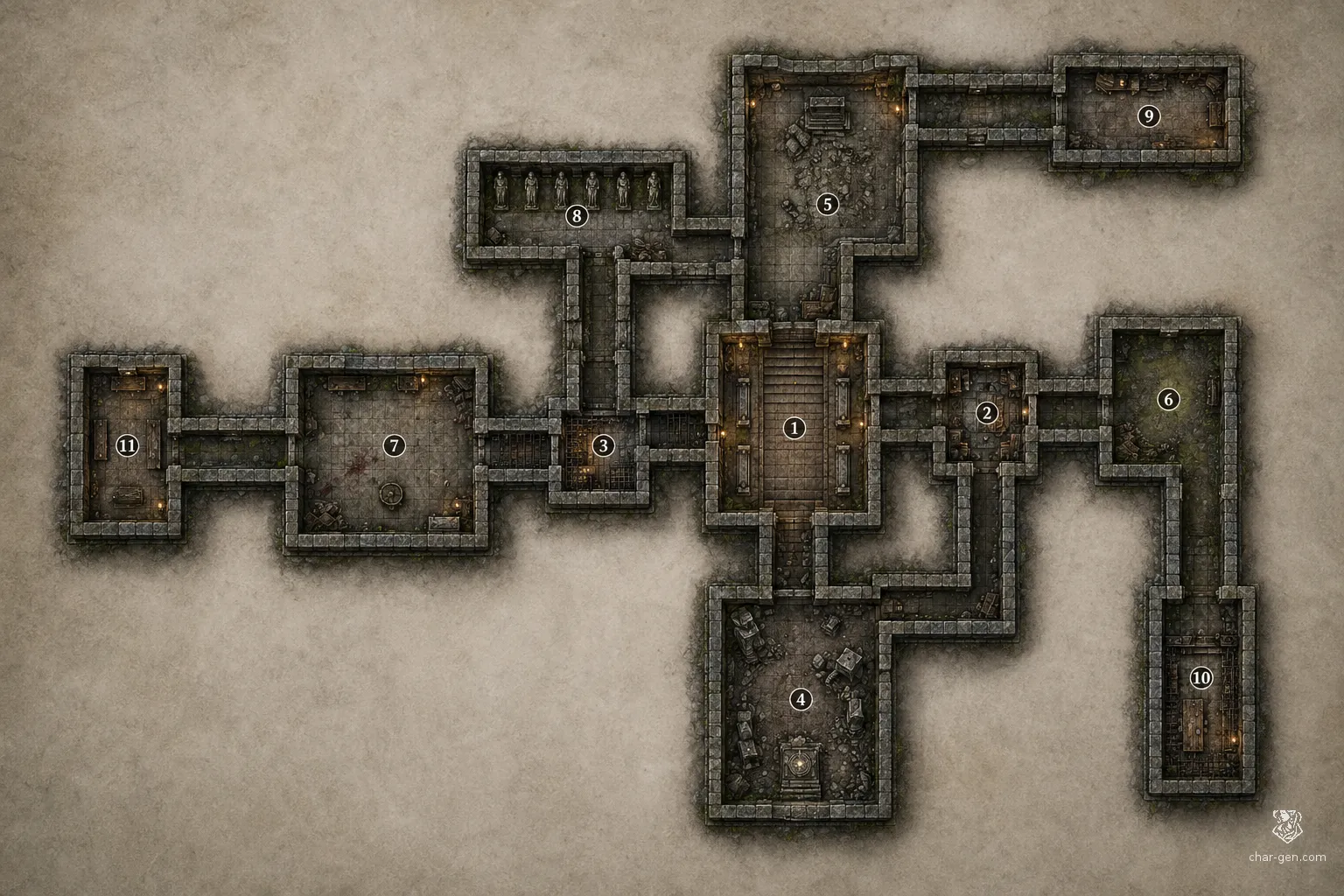 Dungeon battlemap