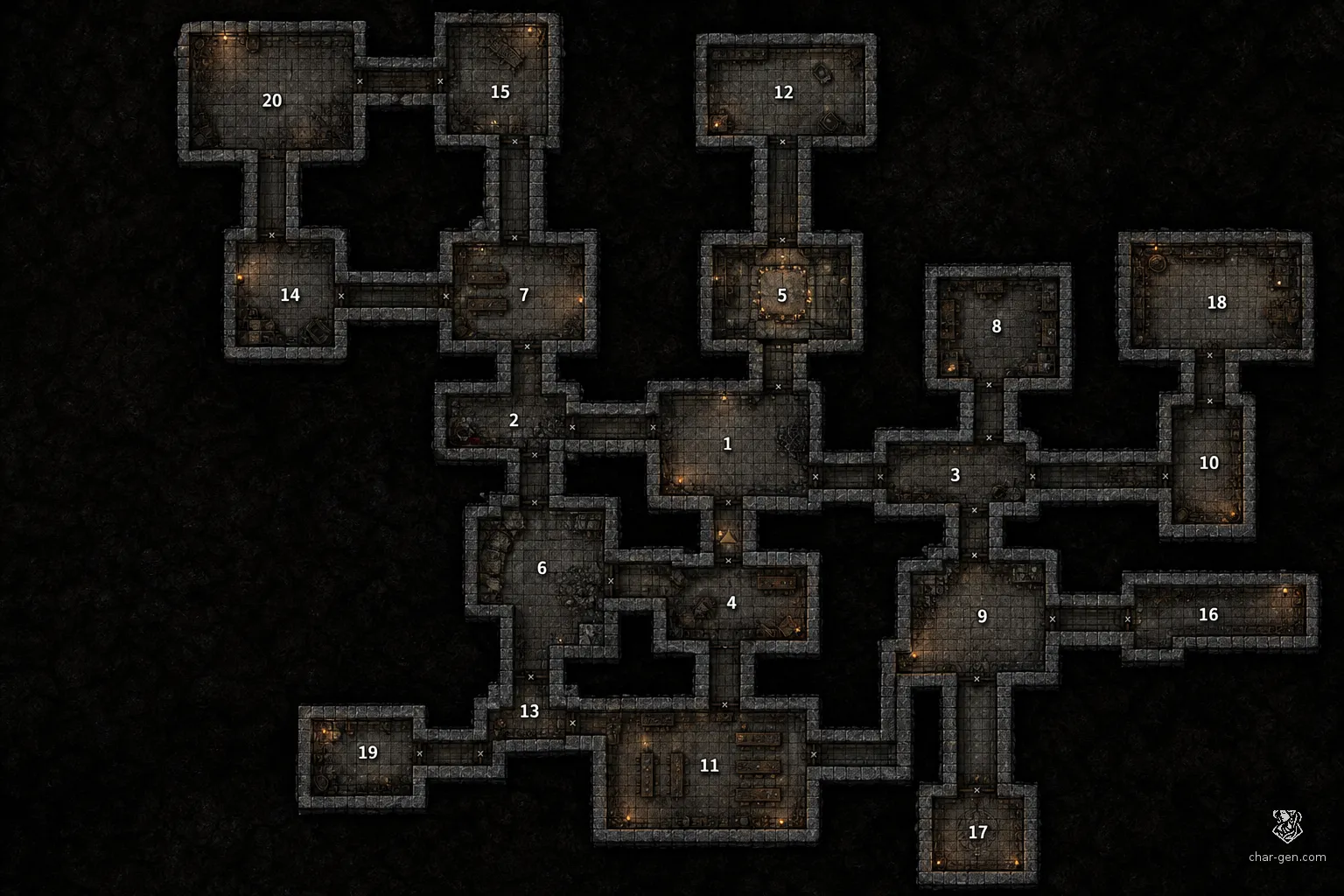 Dungeon battlemap