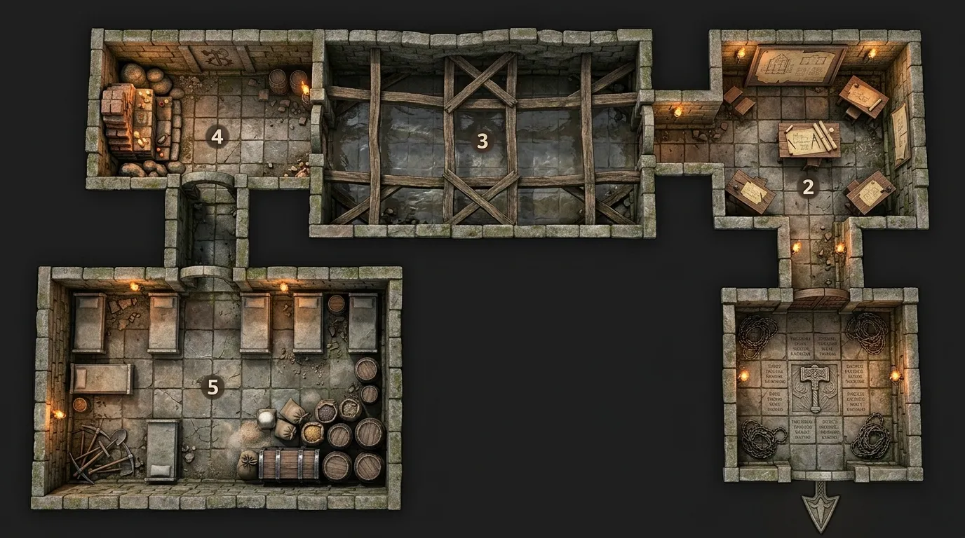Dungeon battlemap