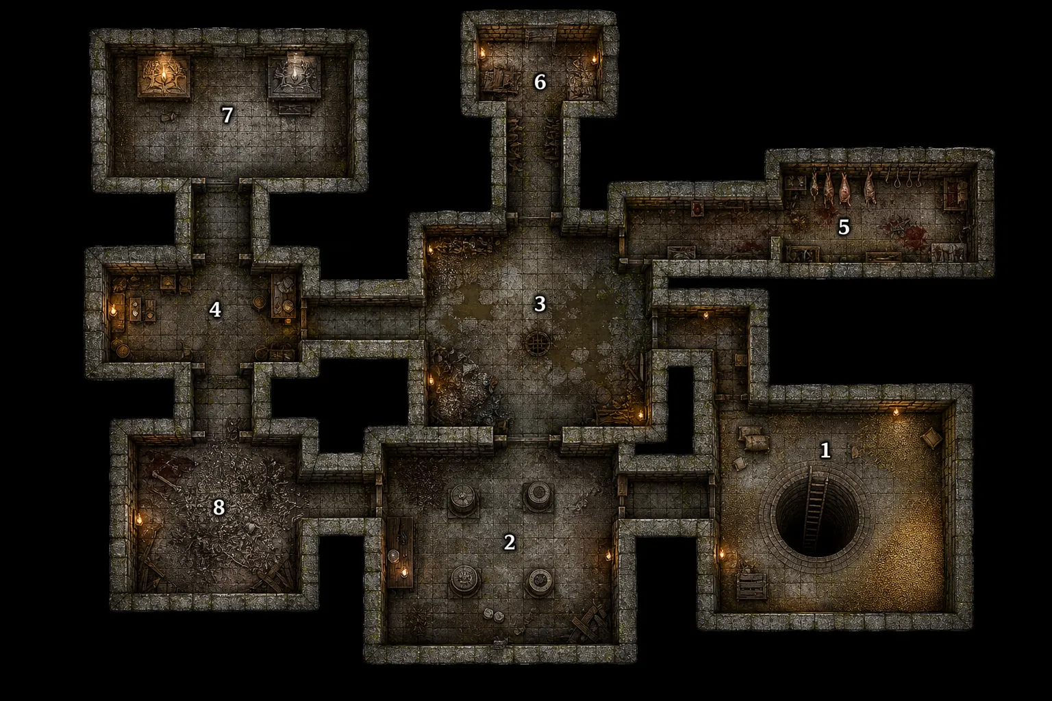 Dungeon battlemap