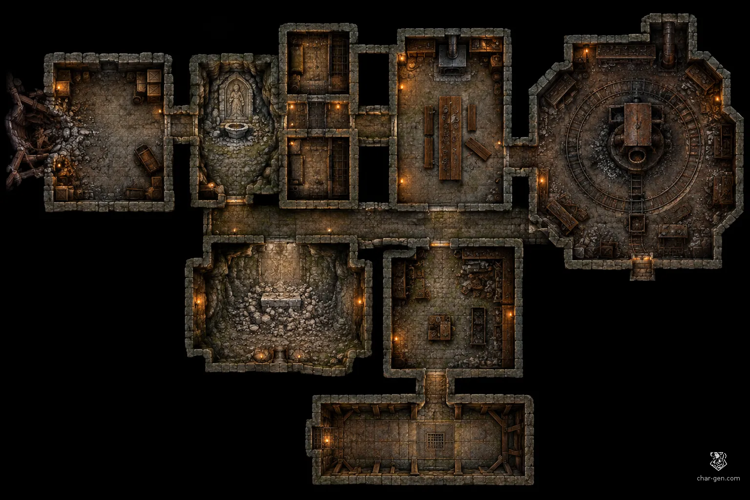 Dungeon battlemap