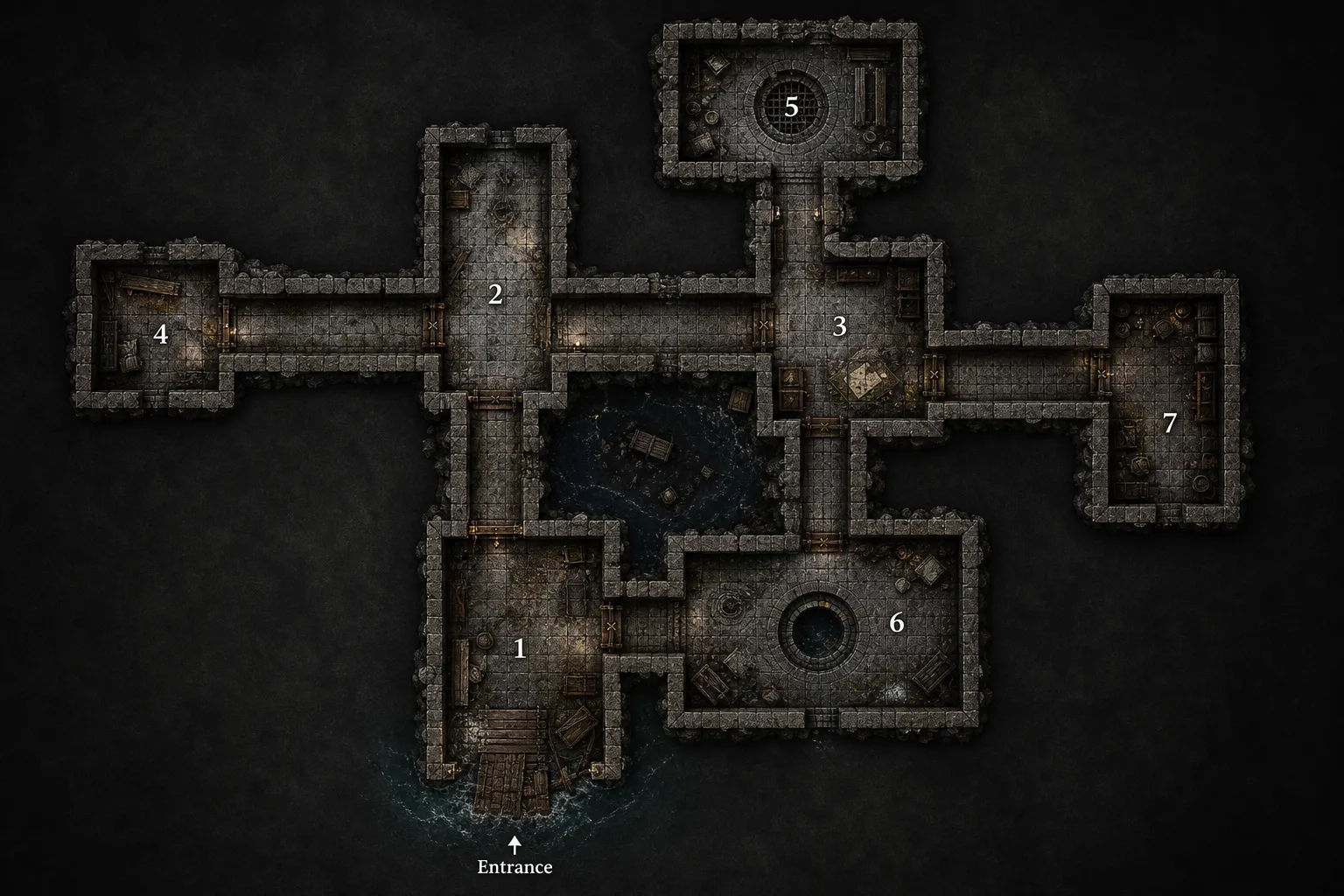 Dungeon battlemap