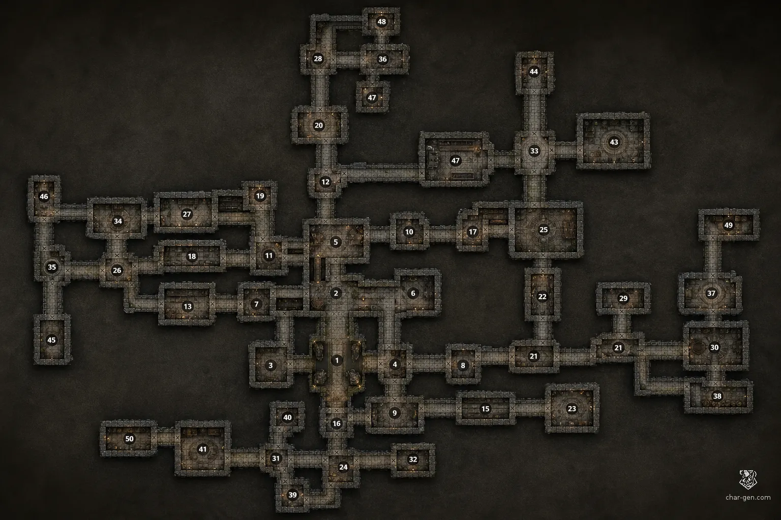 Dungeon battlemap