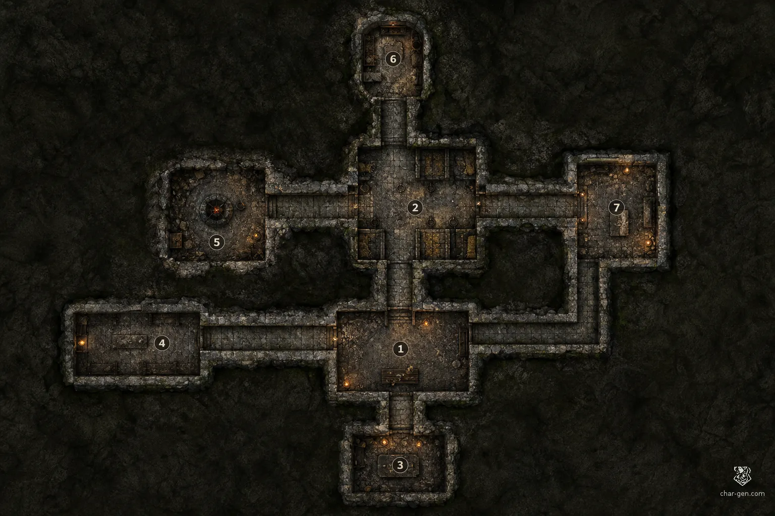 Dungeon battlemap