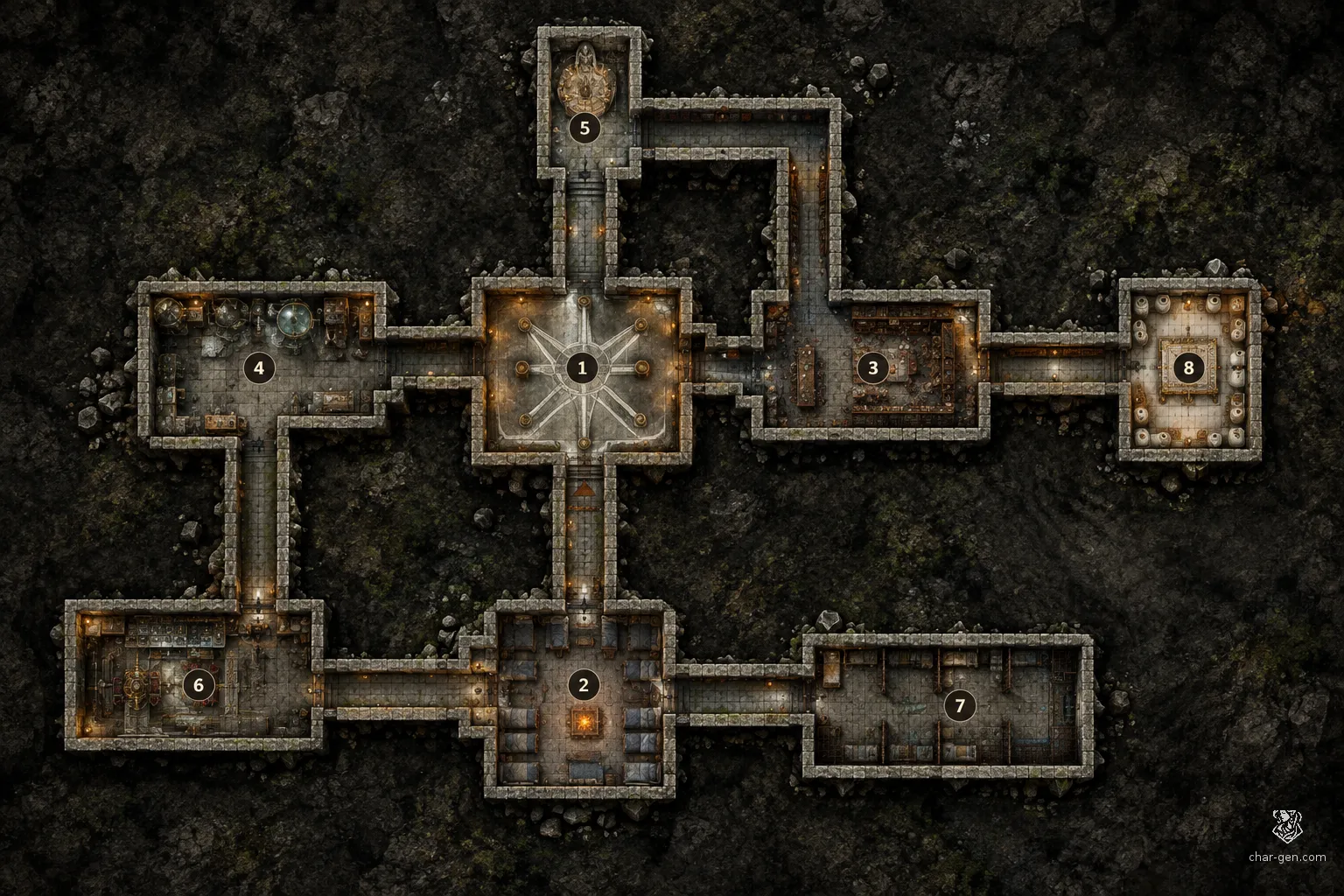Dungeon battlemap