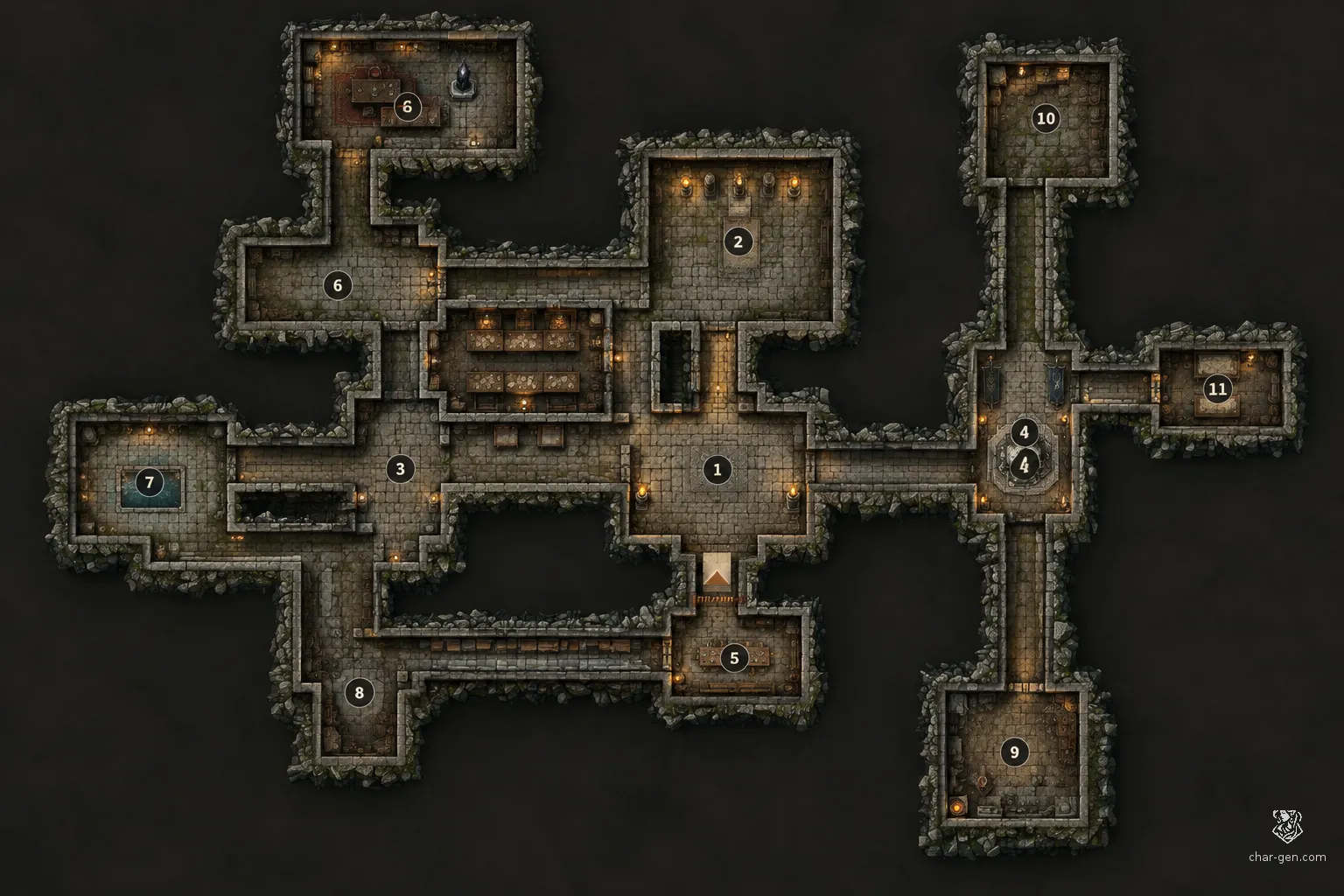 Dungeon battlemap