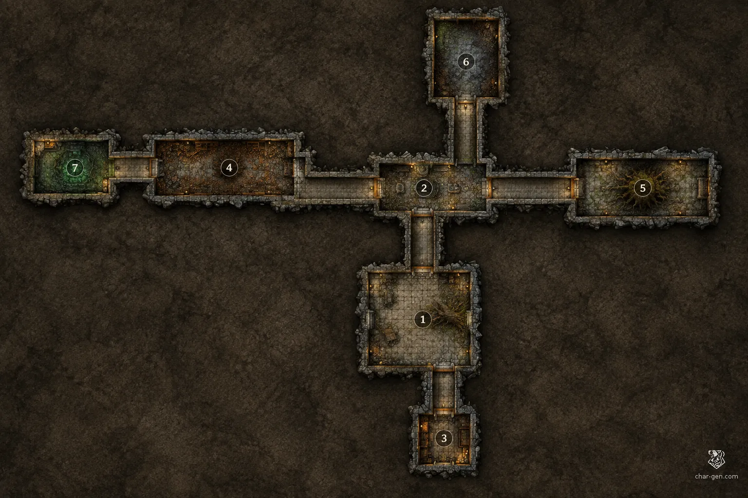 Dungeon battlemap