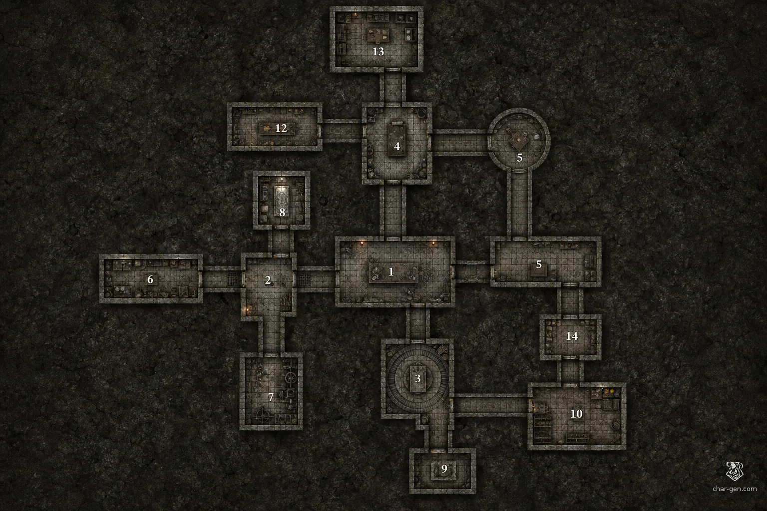 Dungeon battlemap