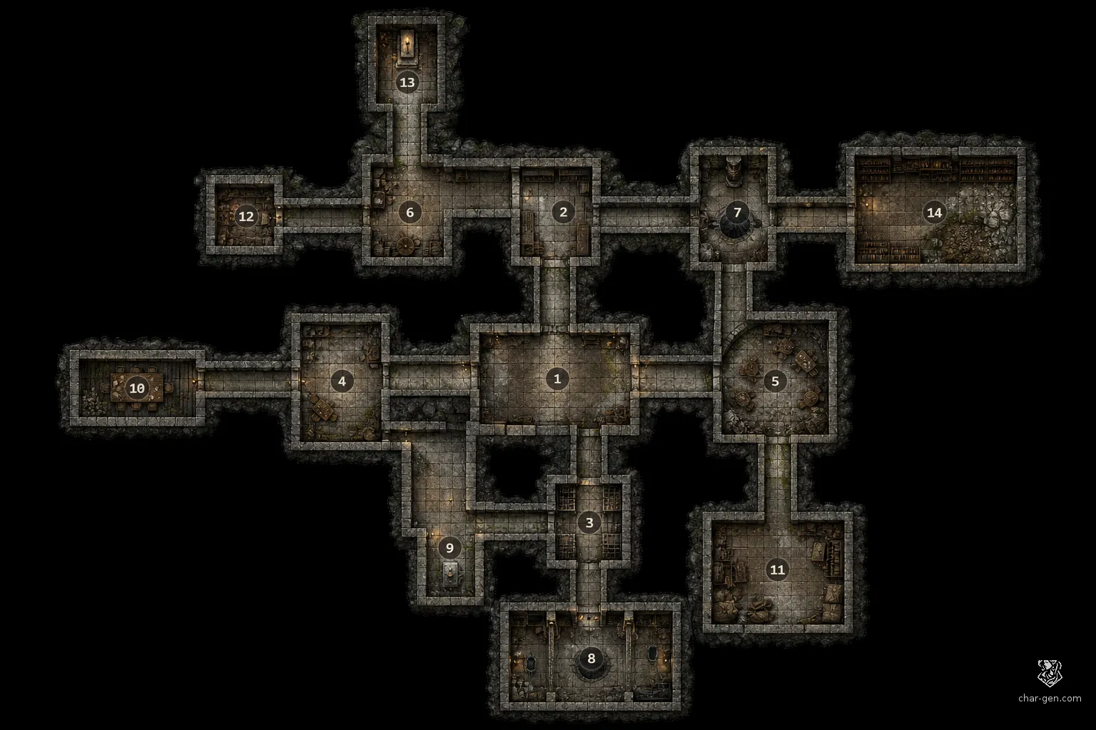 Dungeon battlemap