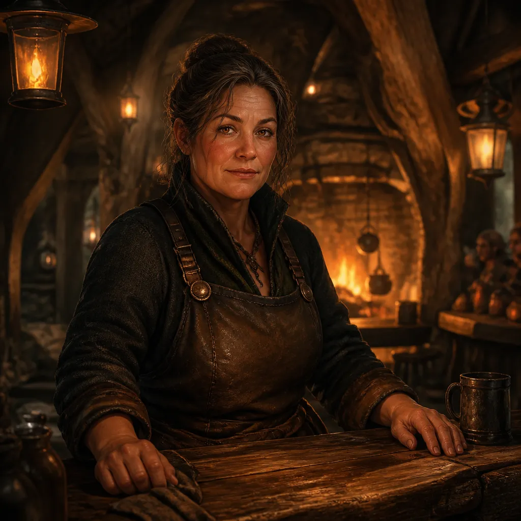The Hearth Under Boughs, commonly called The Bent Lantern or The Last Dry Cloak
