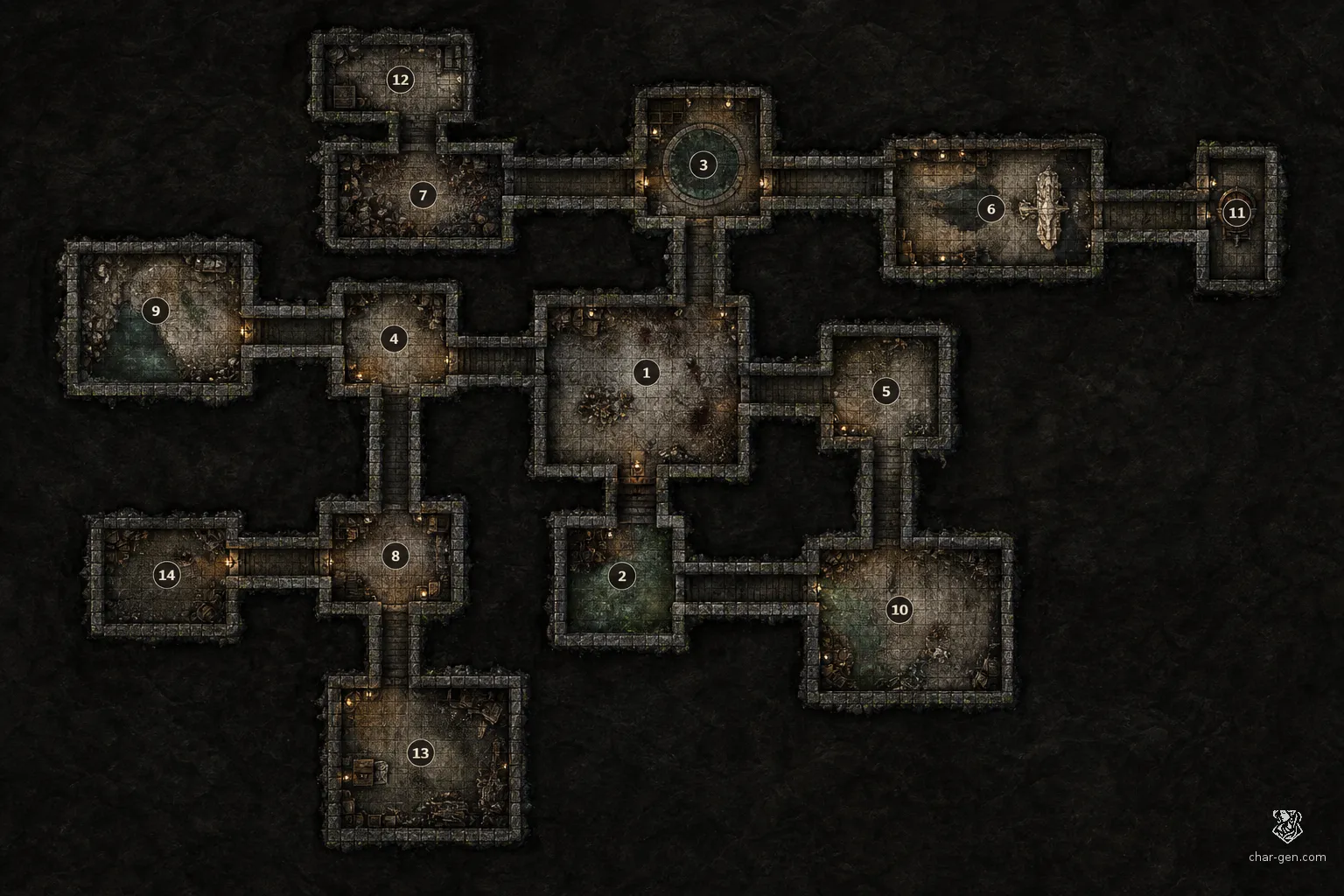 Dungeon battlemap