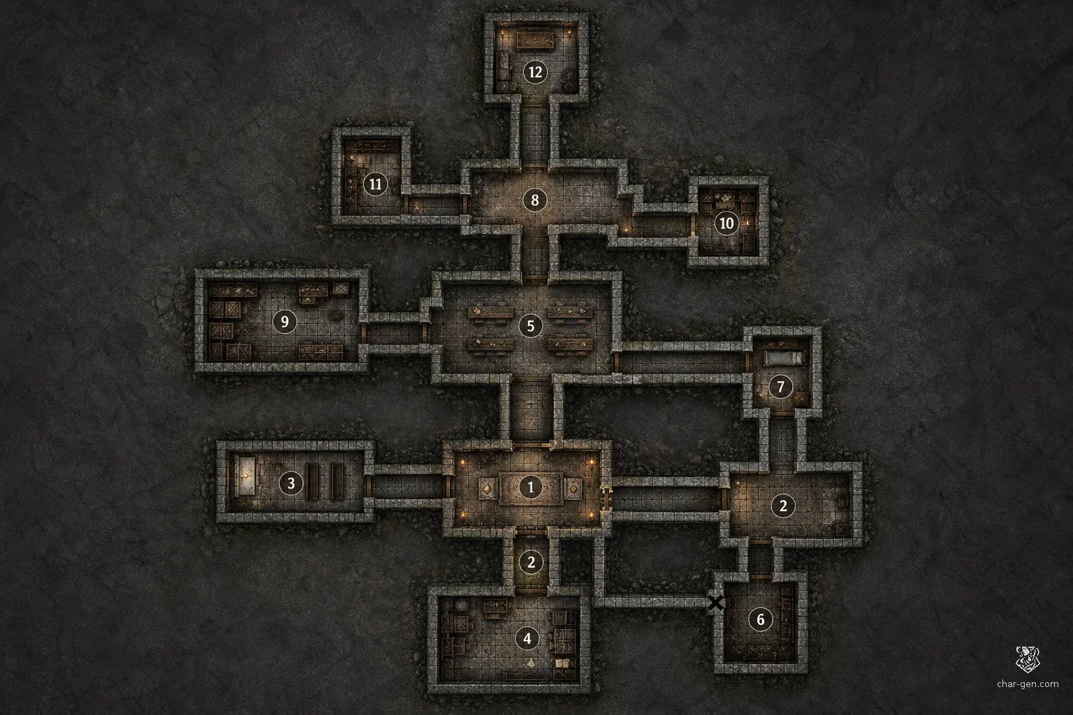 Dungeon battlemap