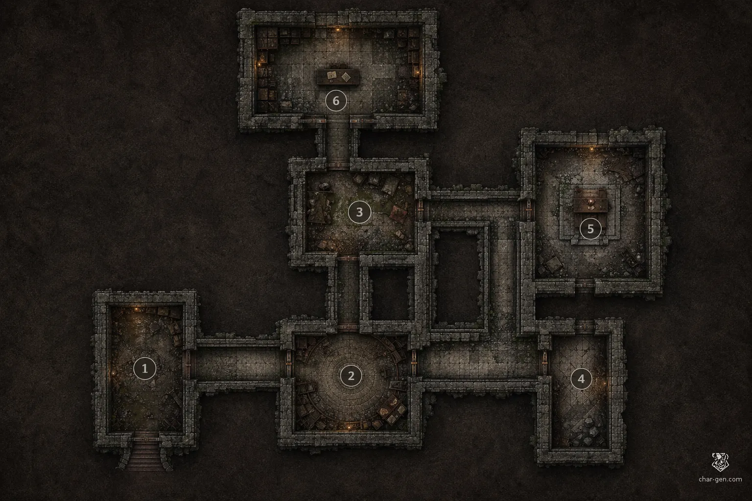 Dungeon battlemap