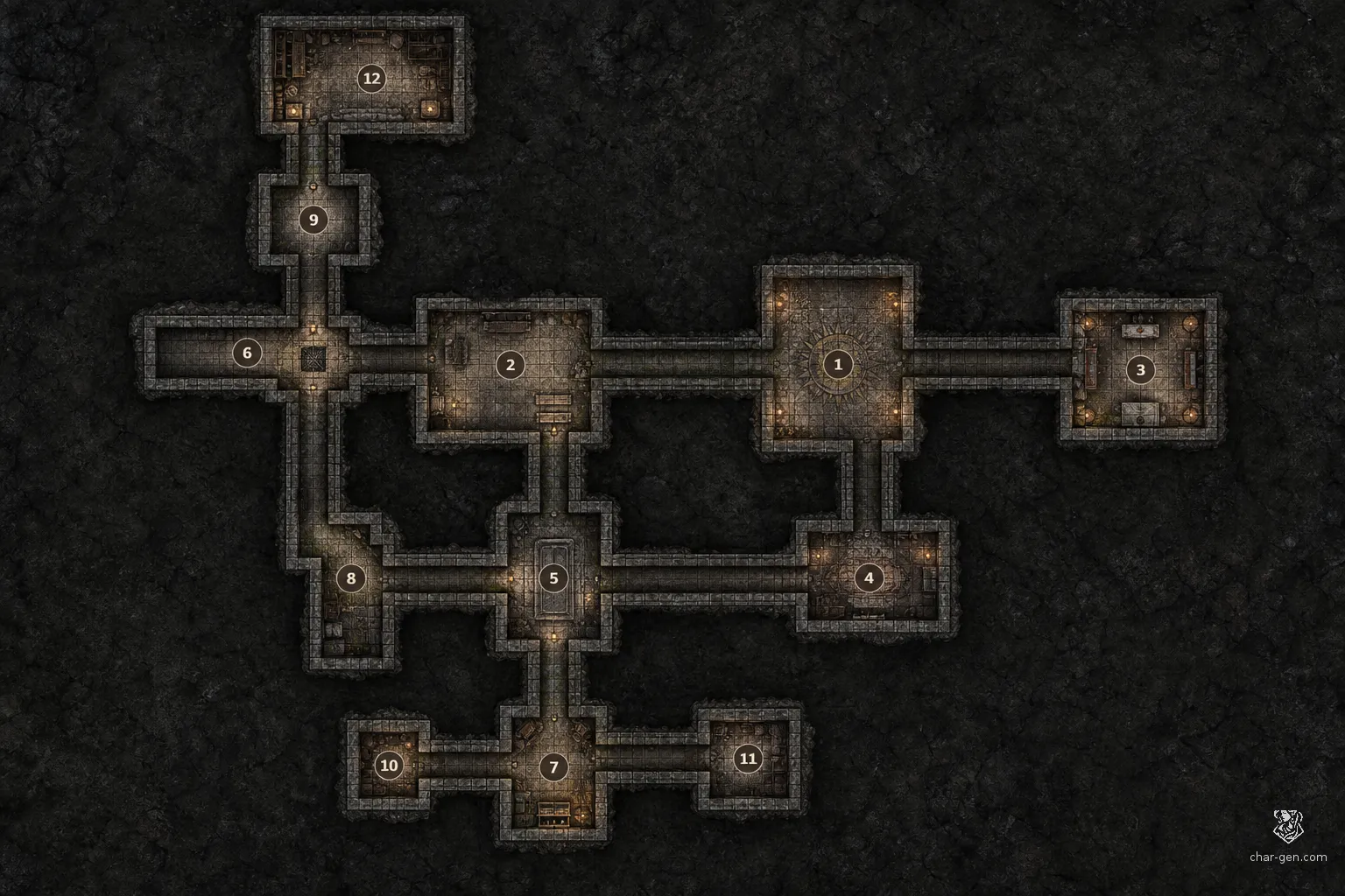 Dungeon battlemap