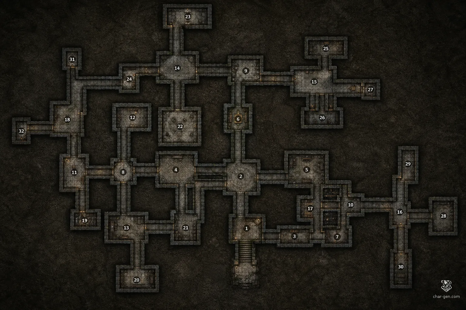 Dungeon battlemap