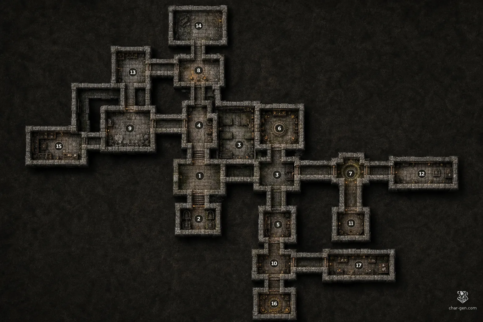 Dungeon battlemap