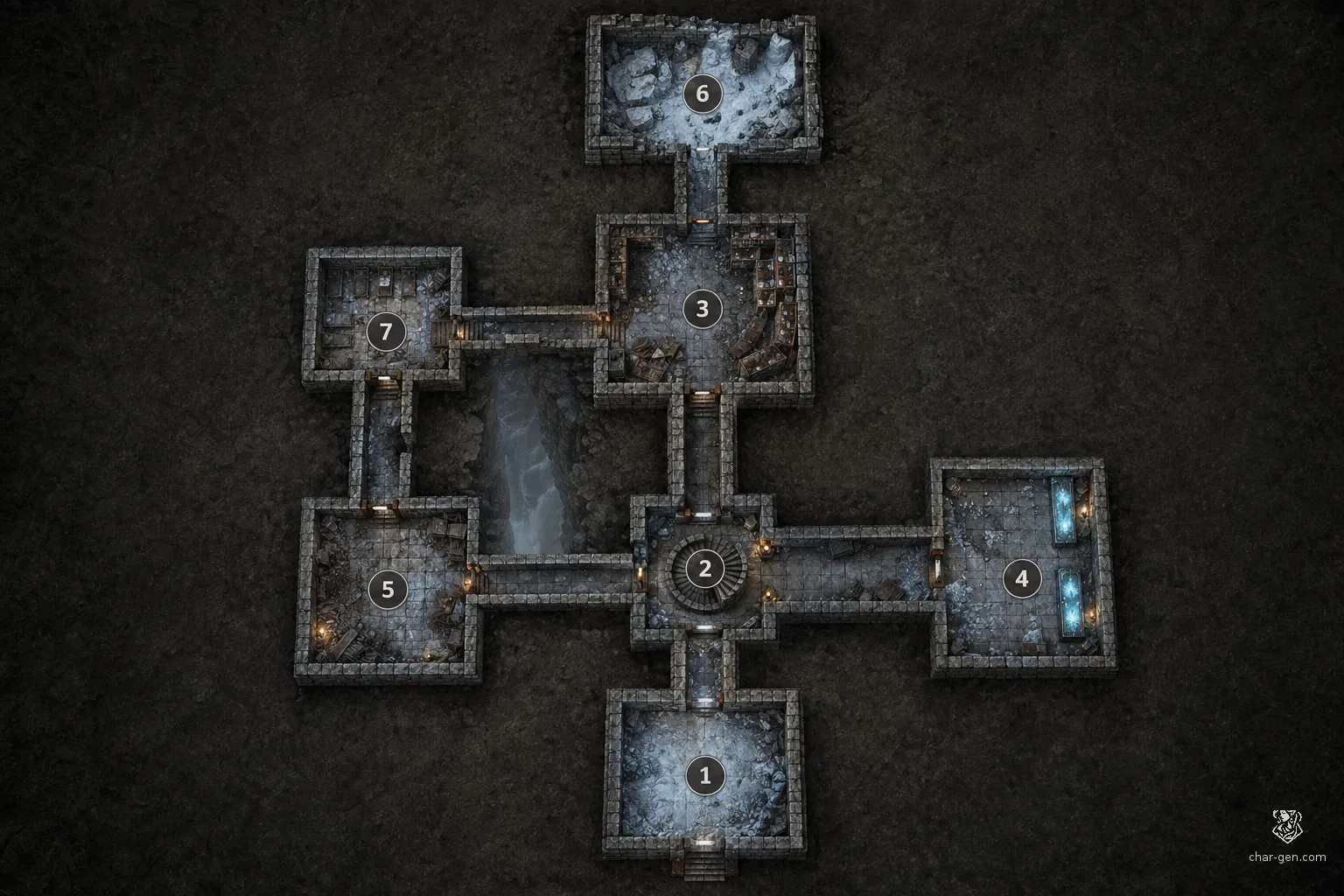 Dungeon battlemap