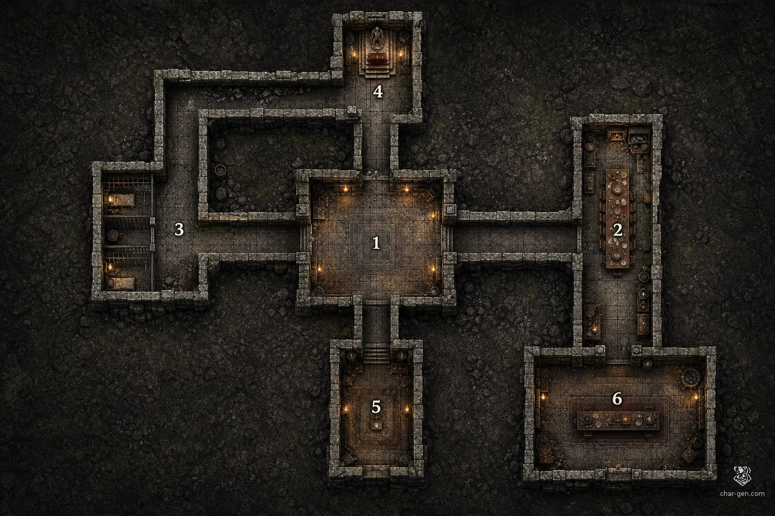 Dungeon battlemap