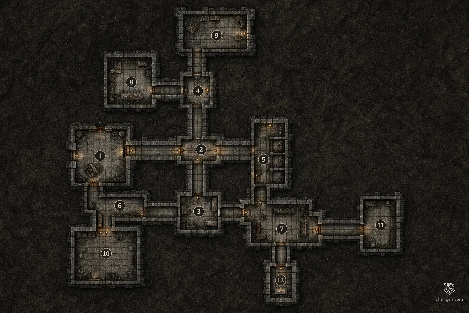 Dungeon battlemap