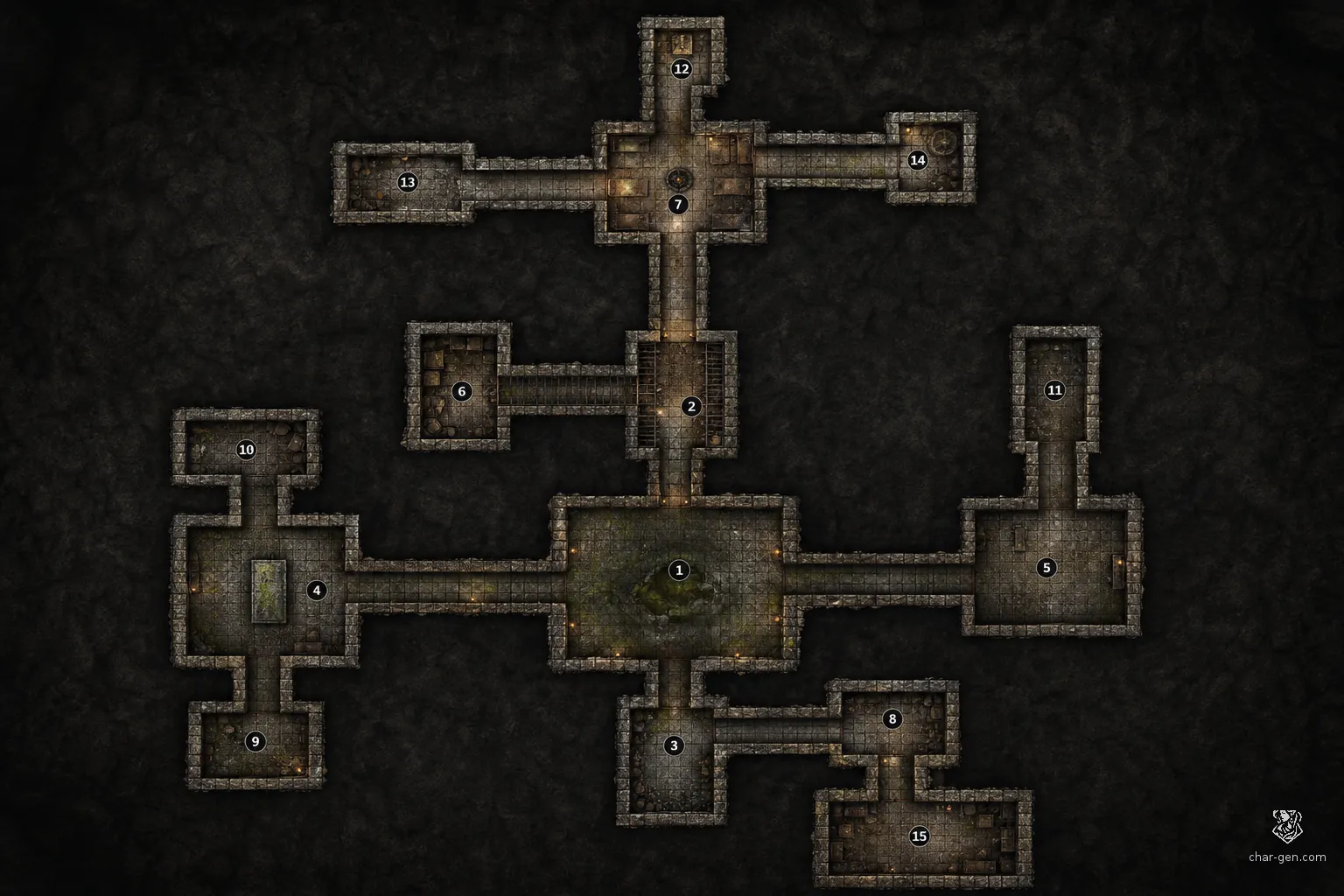 Dungeon battlemap