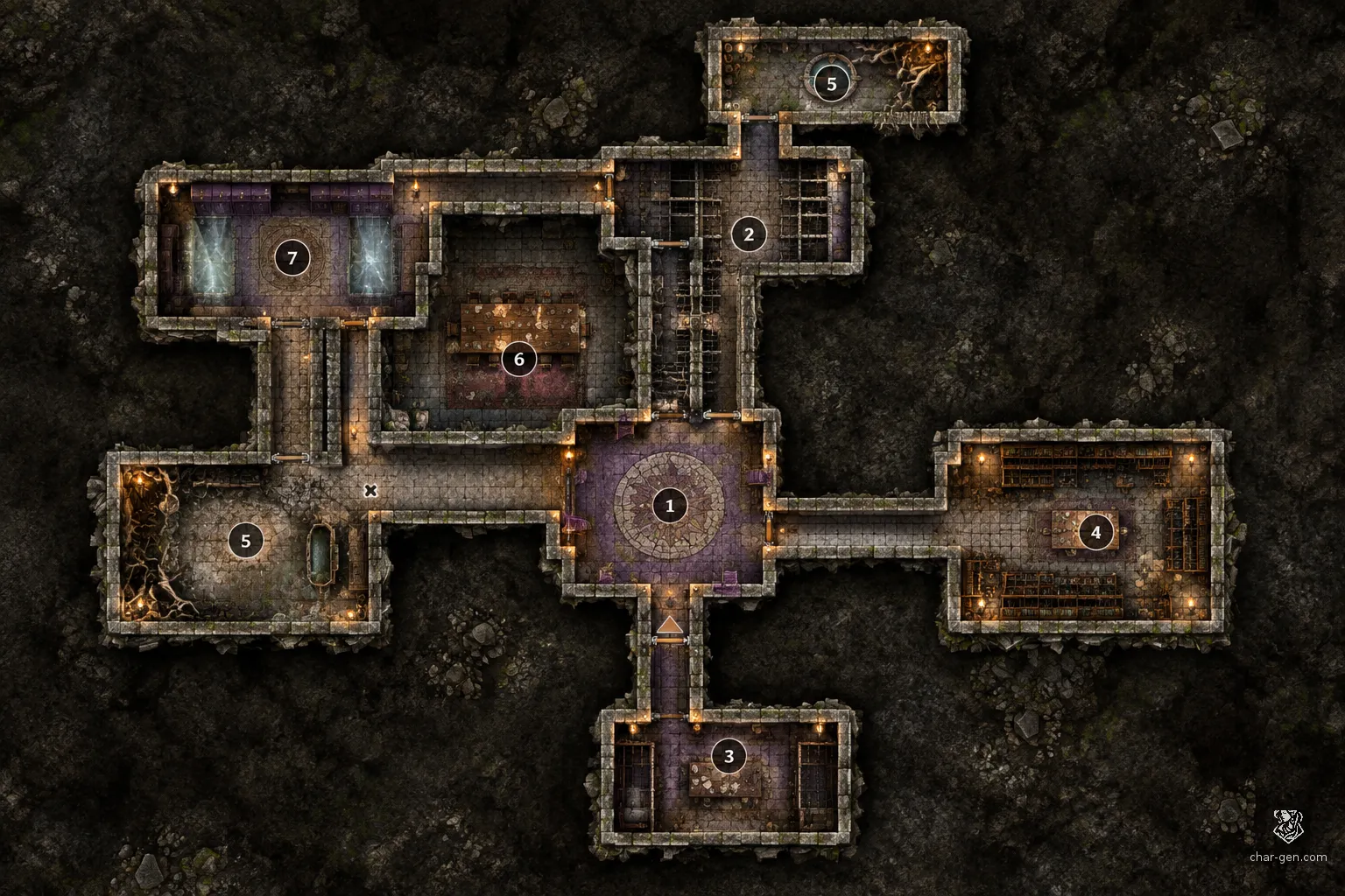 Dungeon battlemap