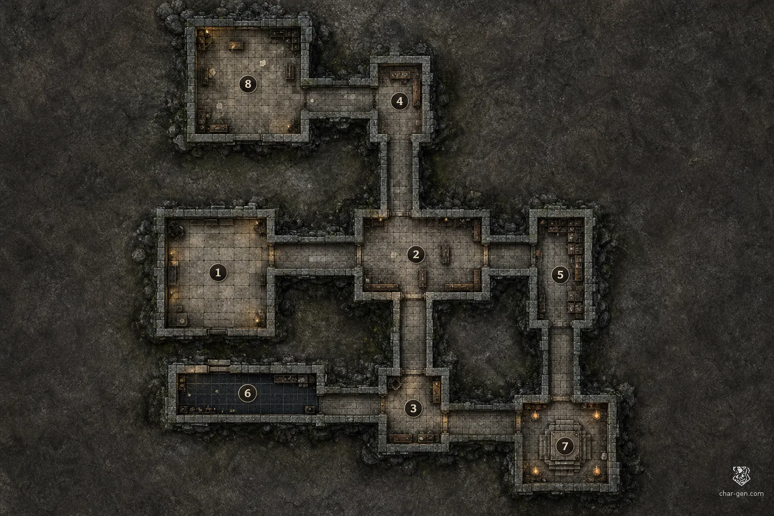 Dungeon battlemap
