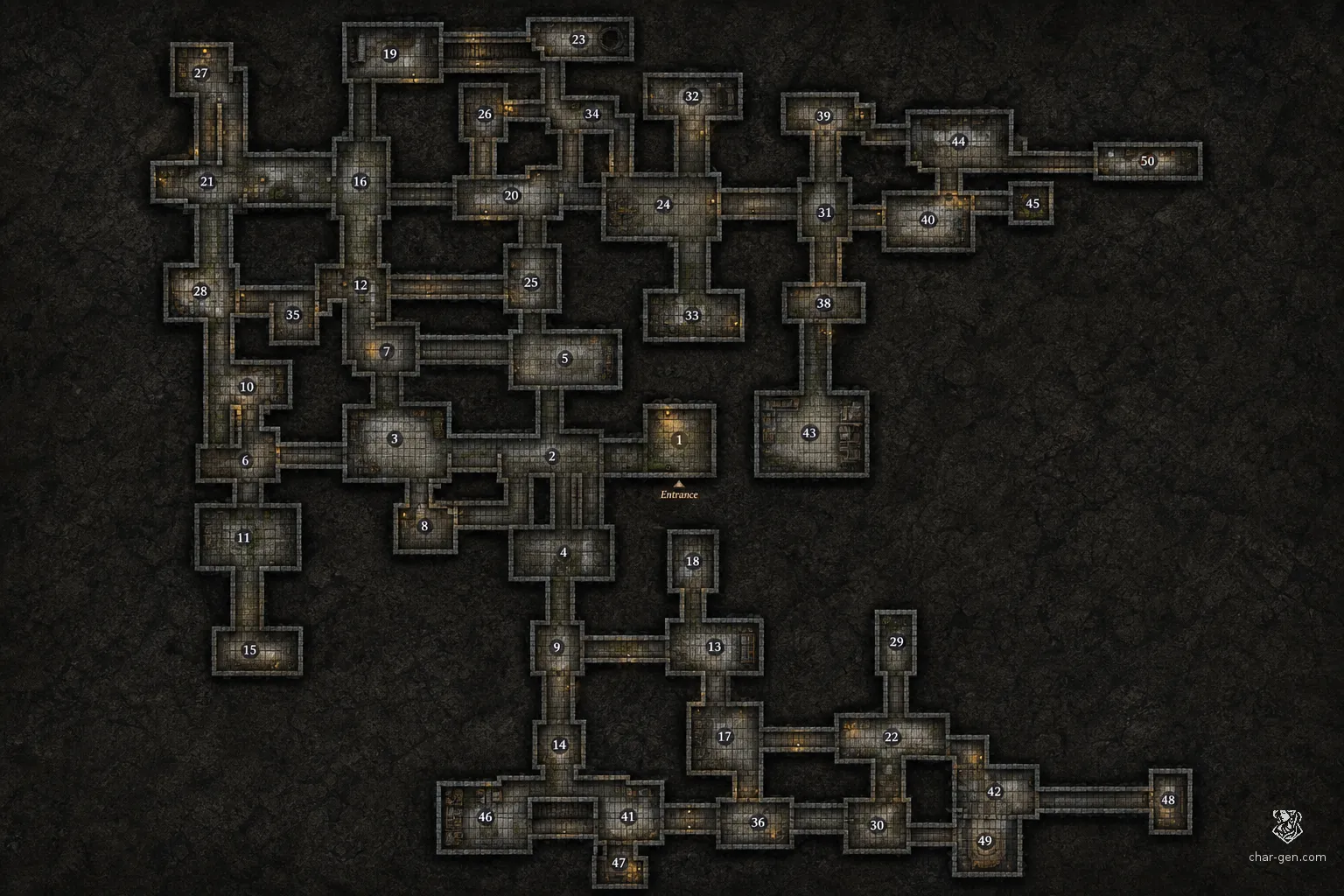 Dungeon battlemap