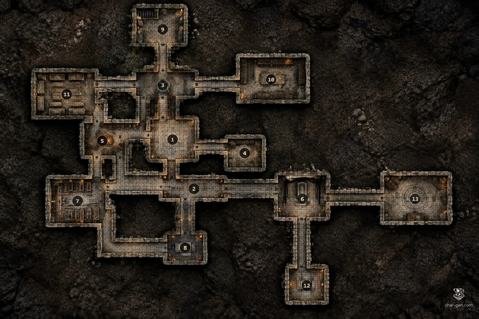 Dungeon battlemap
