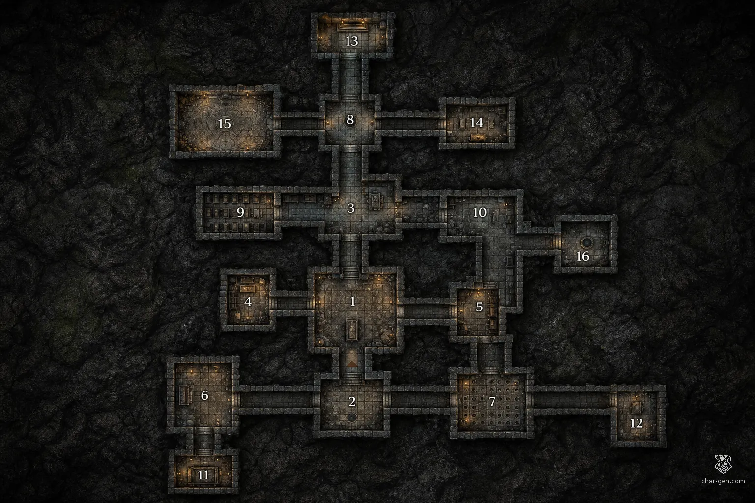 Dungeon battlemap