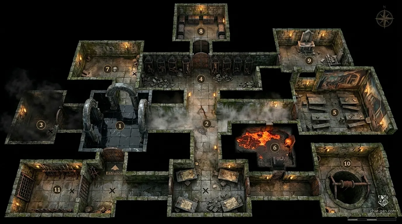 Dungeon battlemap