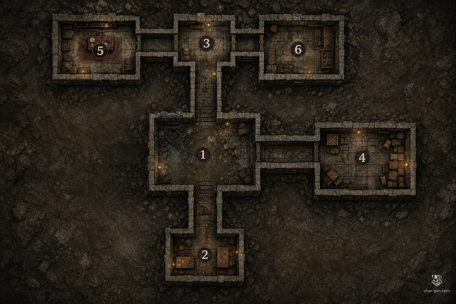 Dungeon battlemap