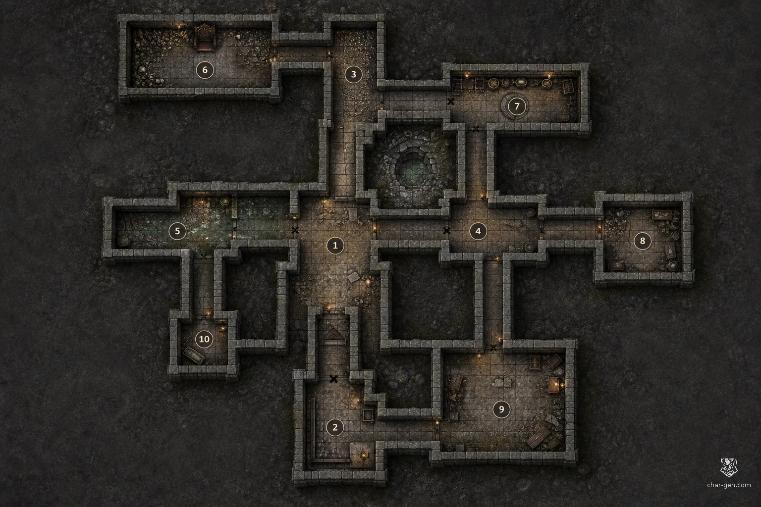 Dungeon battlemap