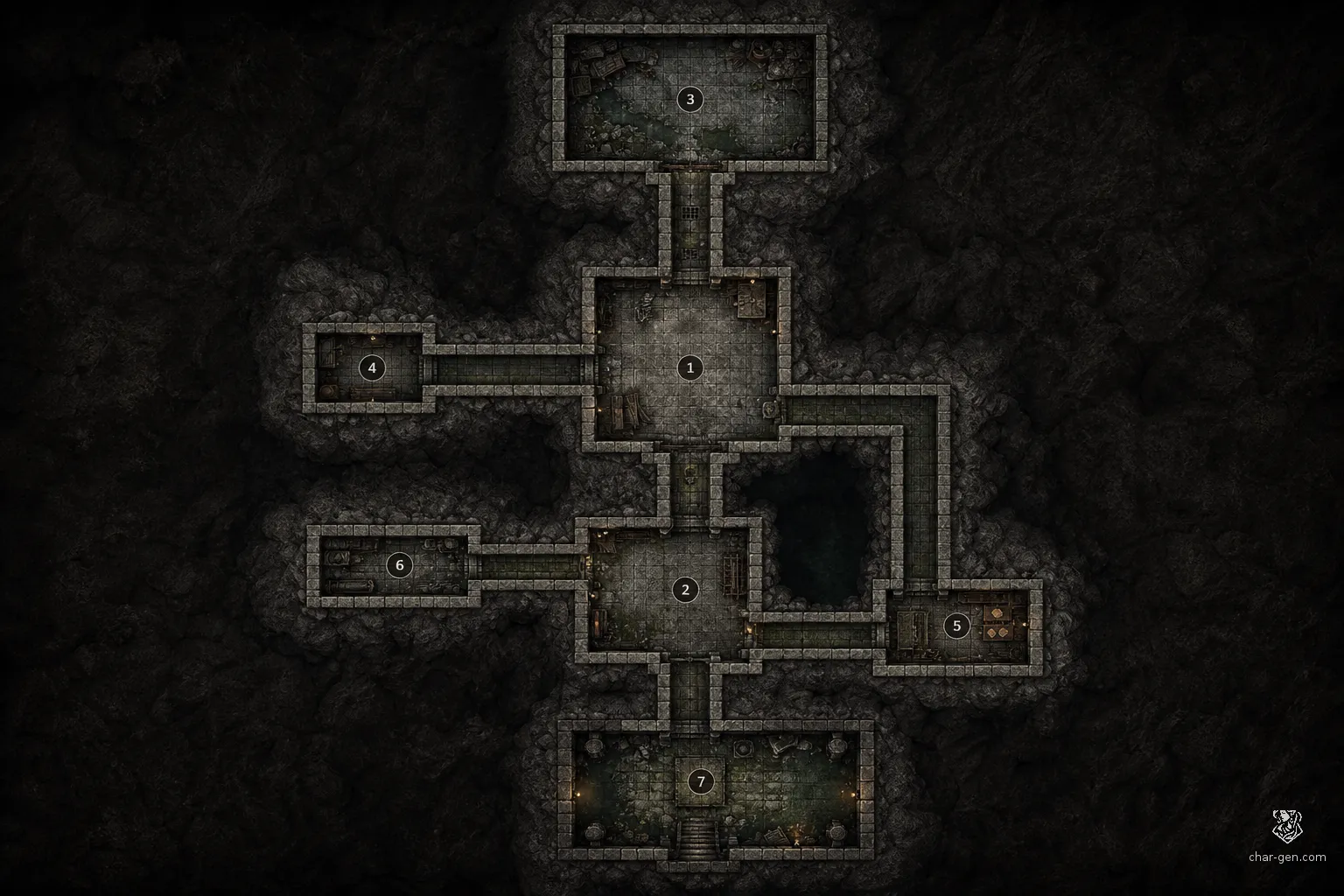 Dungeon battlemap