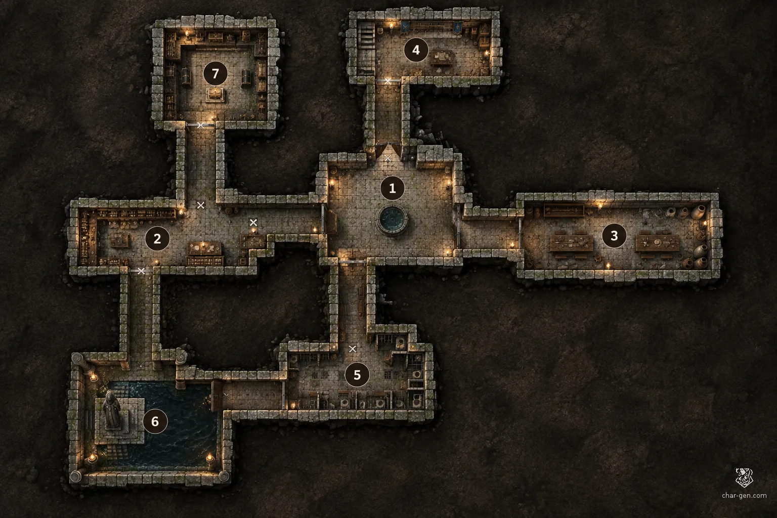Dungeon battlemap
