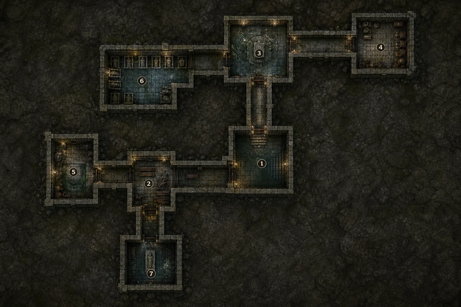 Dungeon battlemap