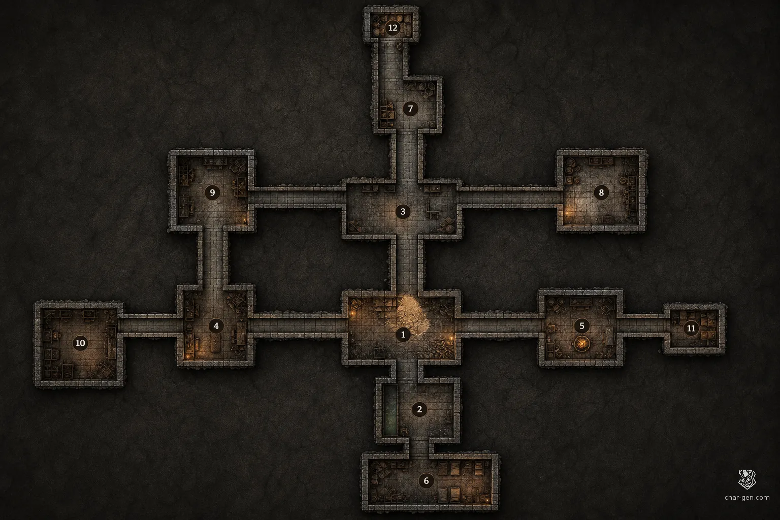 Dungeon battlemap