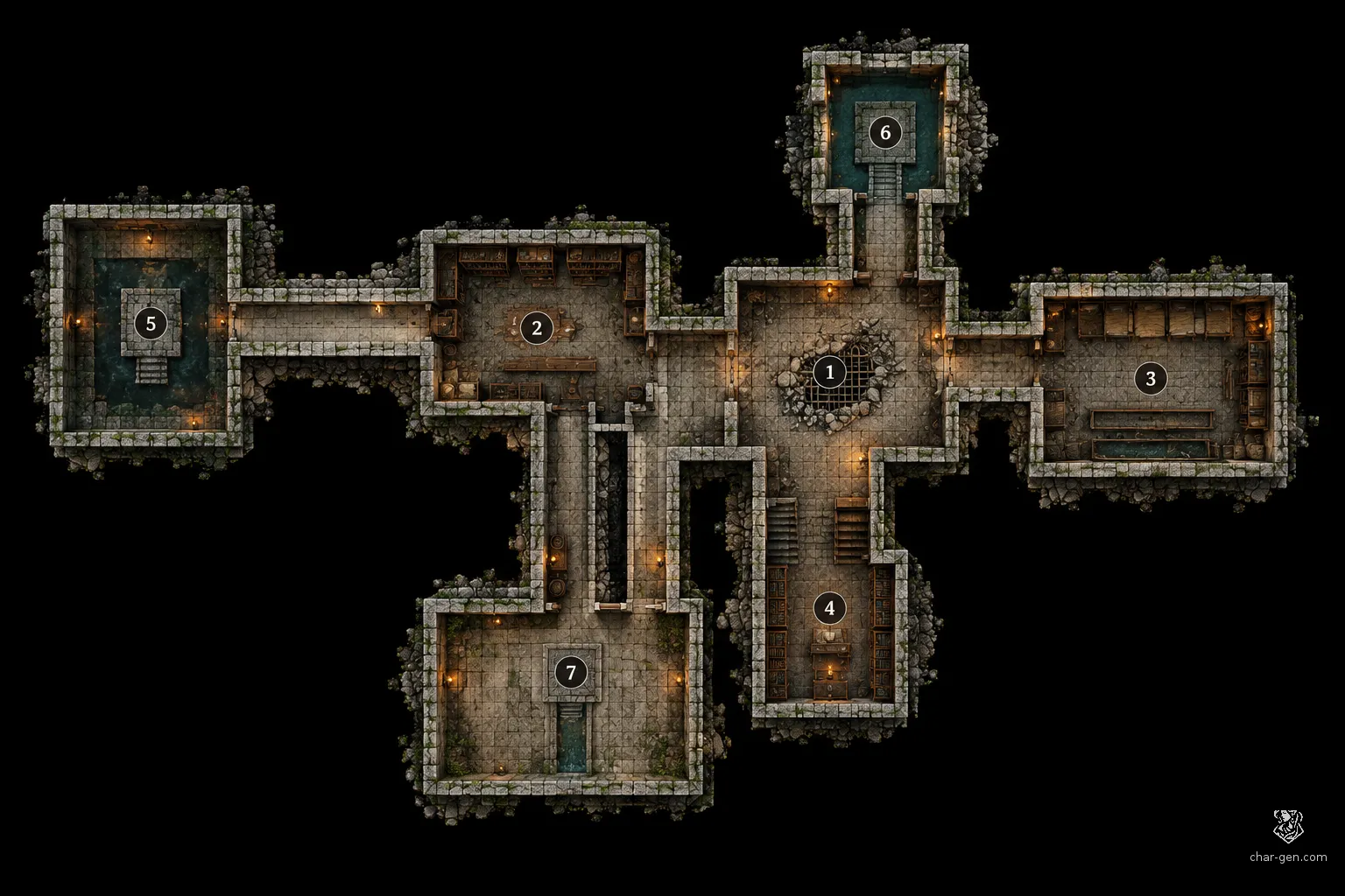 Dungeon battlemap