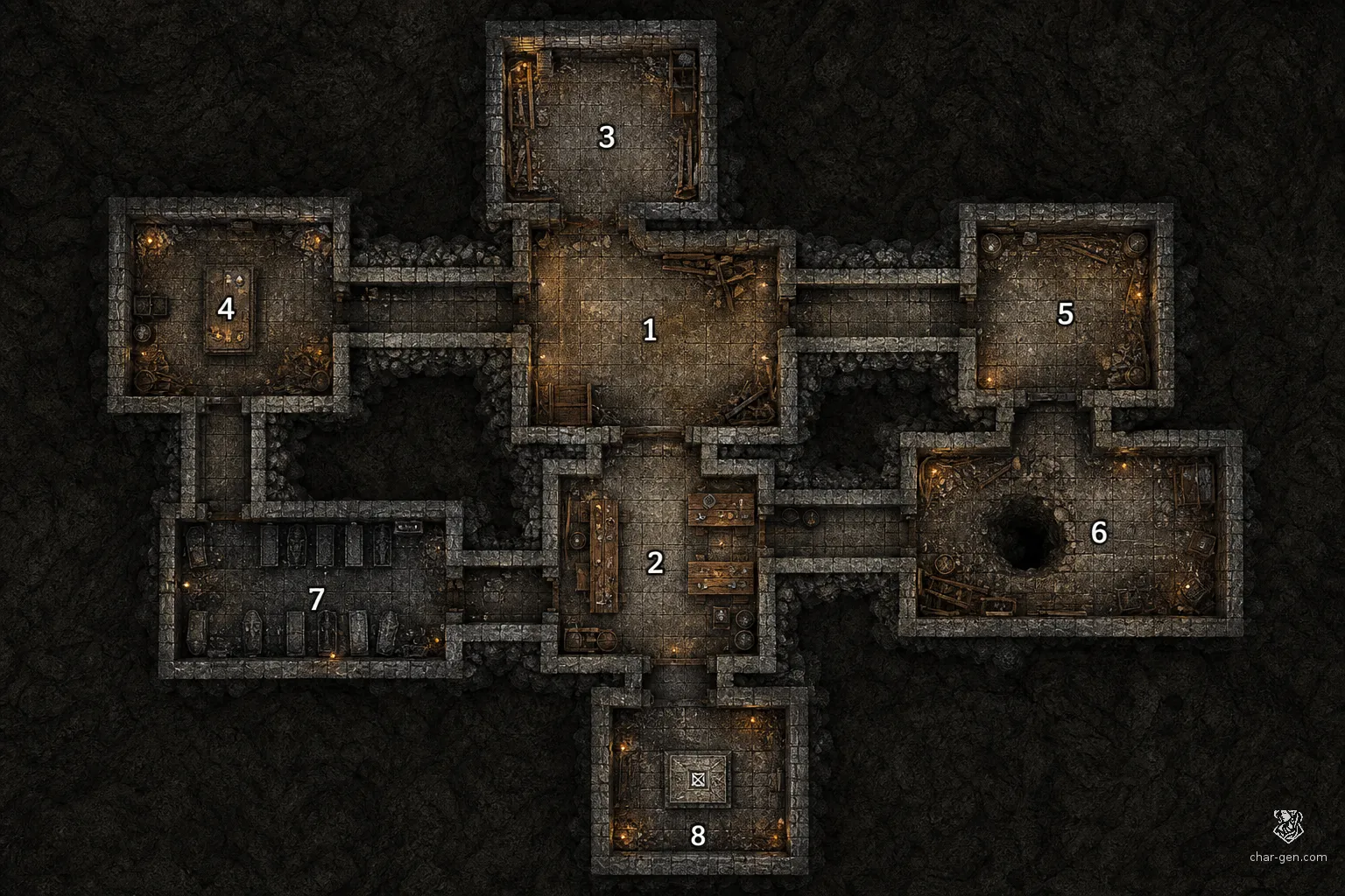 Dungeon battlemap